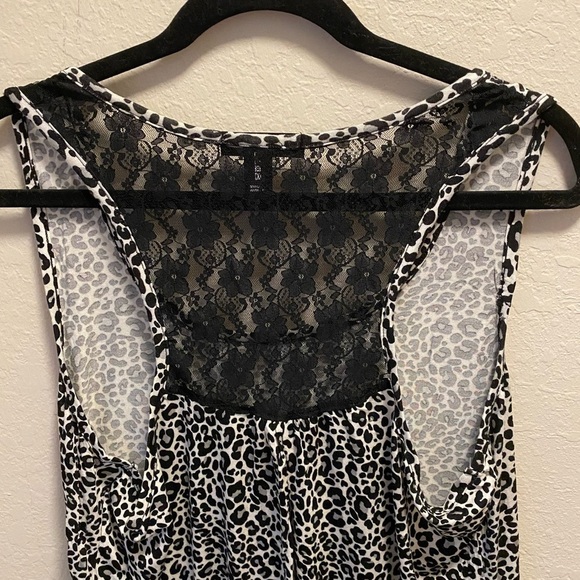 Rene Rofe Leopard Sleep Tank & Sleep Short With Lace Trim Size XL New W/O Tag - Picture 6 of 10